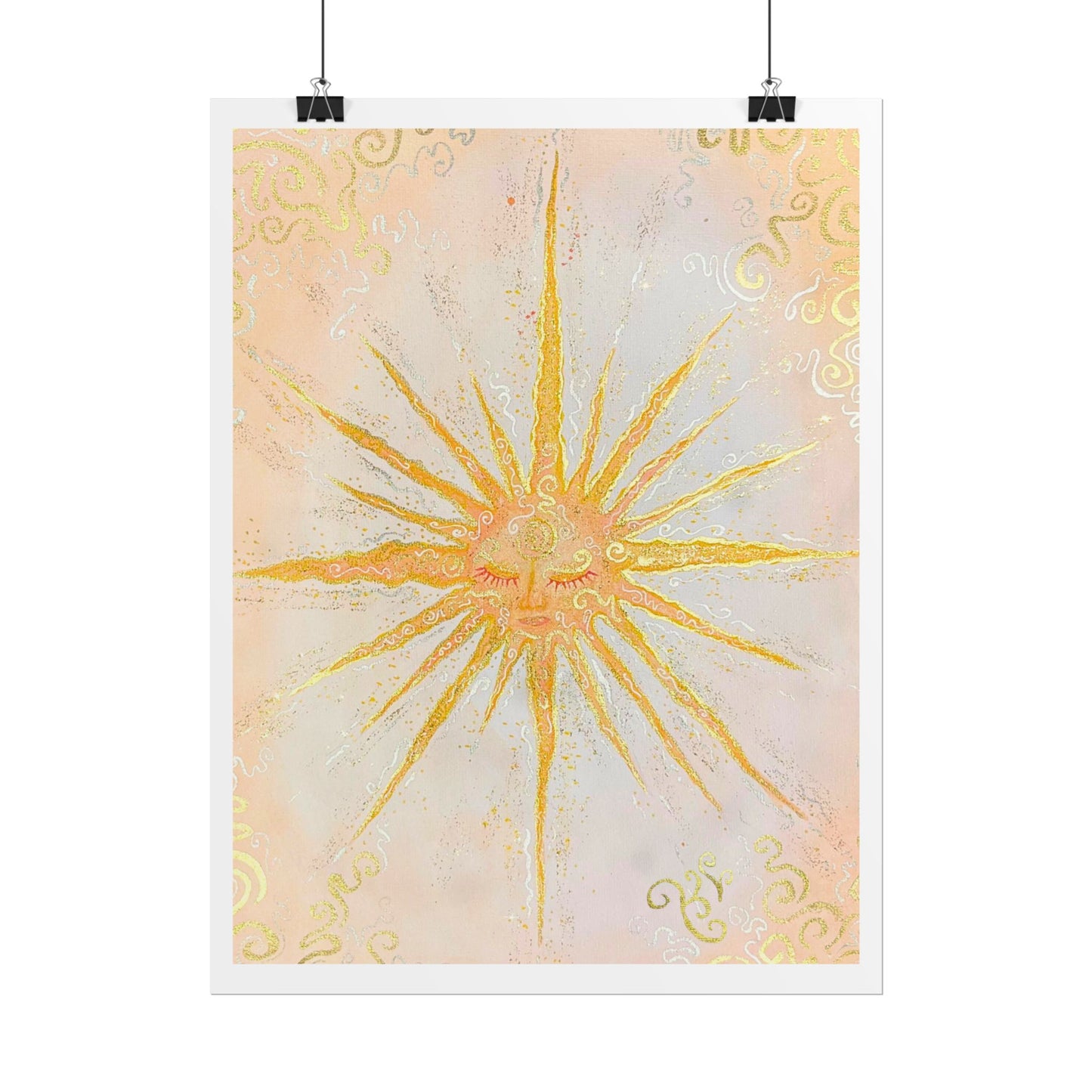 Too Bright To Be Seen | Sun Art Print