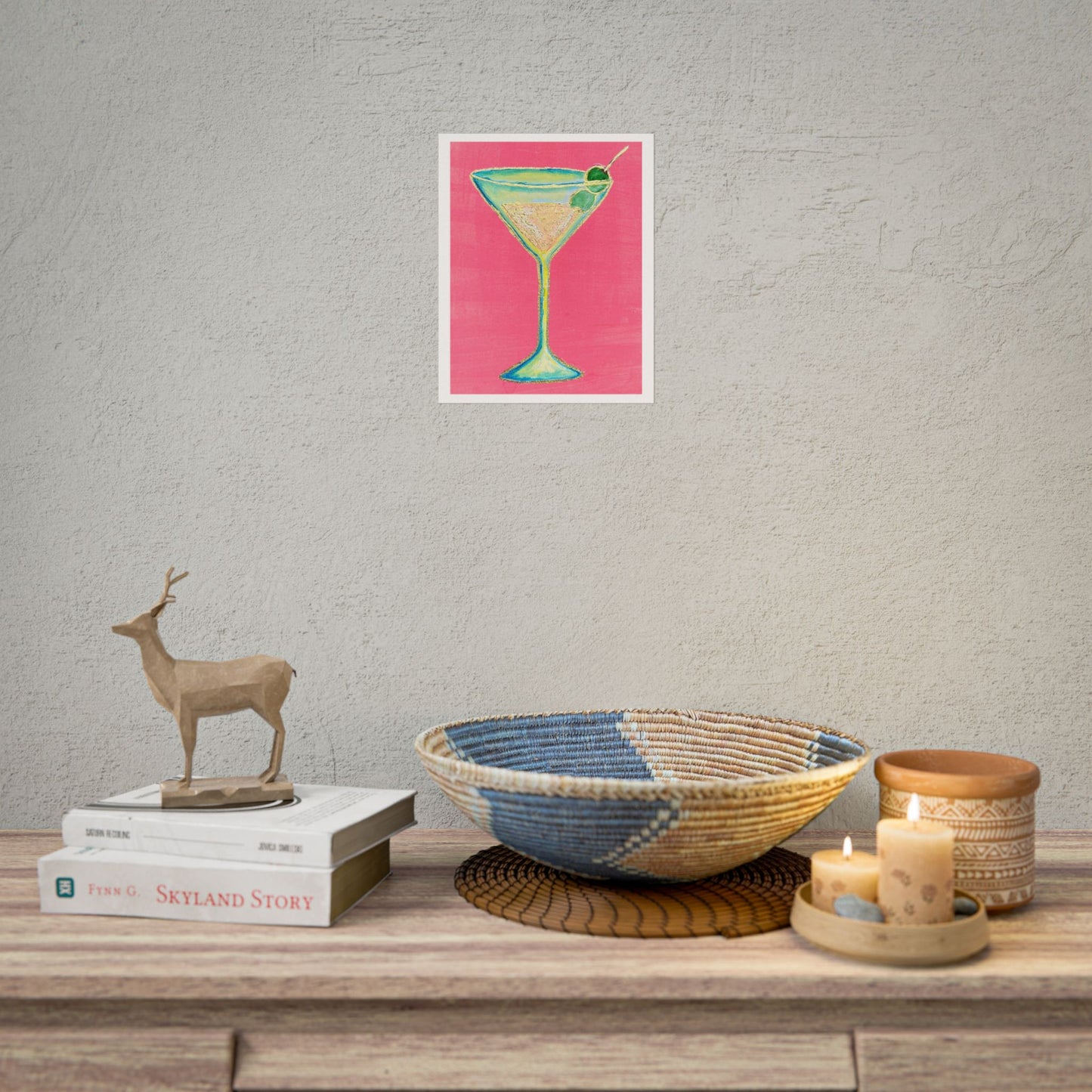 Start of the Night | Martini Art Print