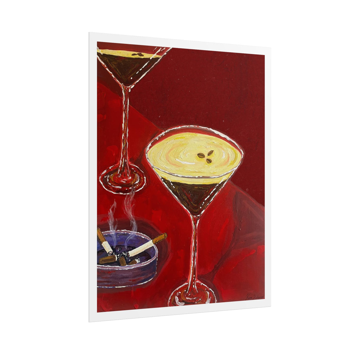 Tini & A Smoke - Art Print