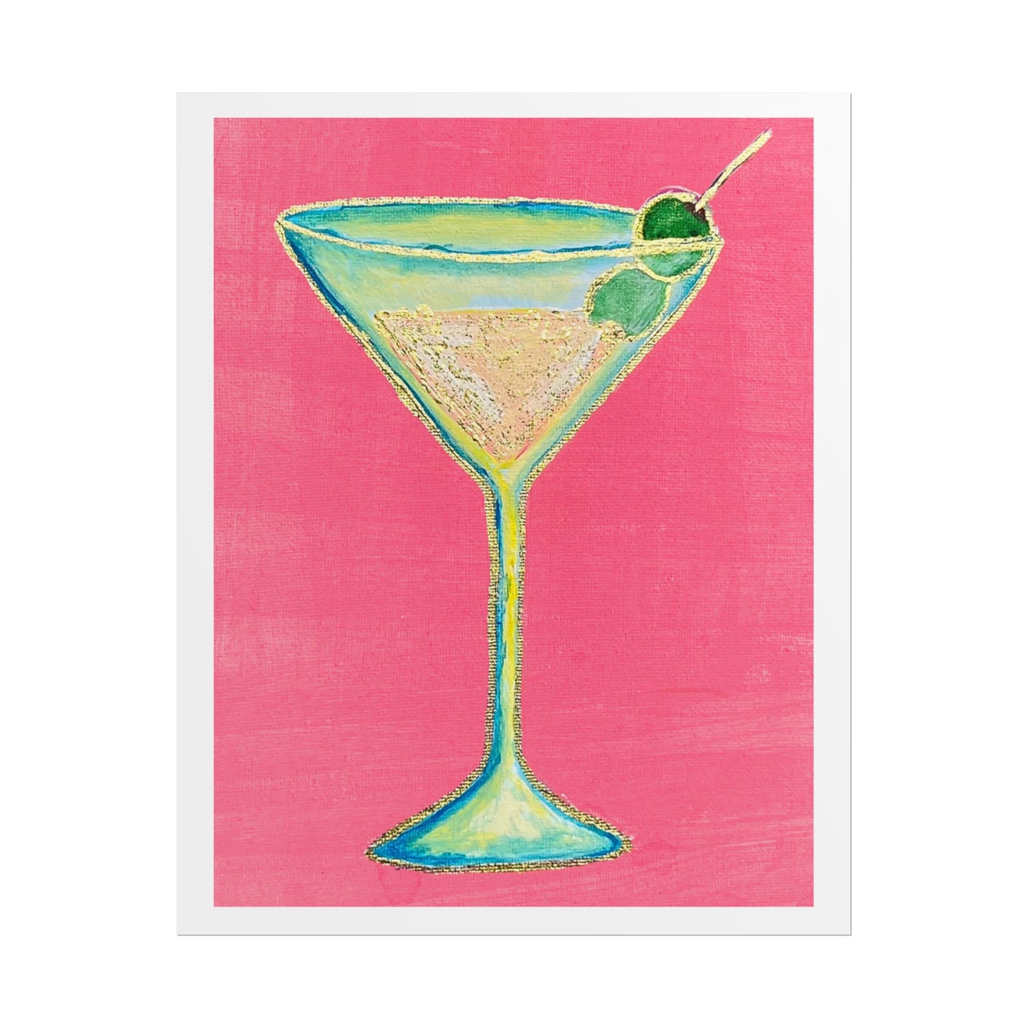 Start of the Night | Martini Art Print