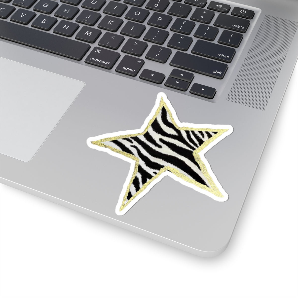 Zebra Star Sticker
