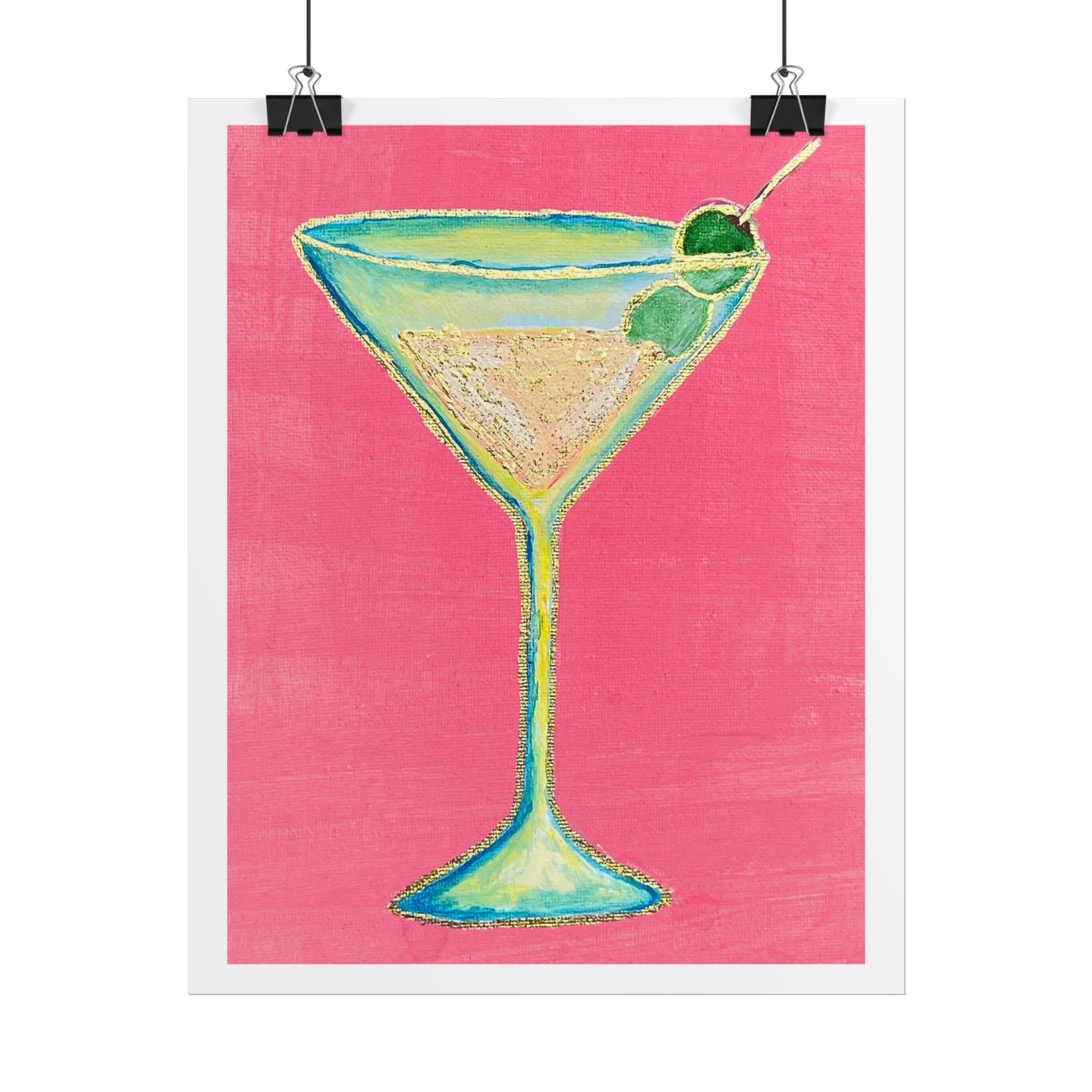 Start of the Night | Martini Art Print