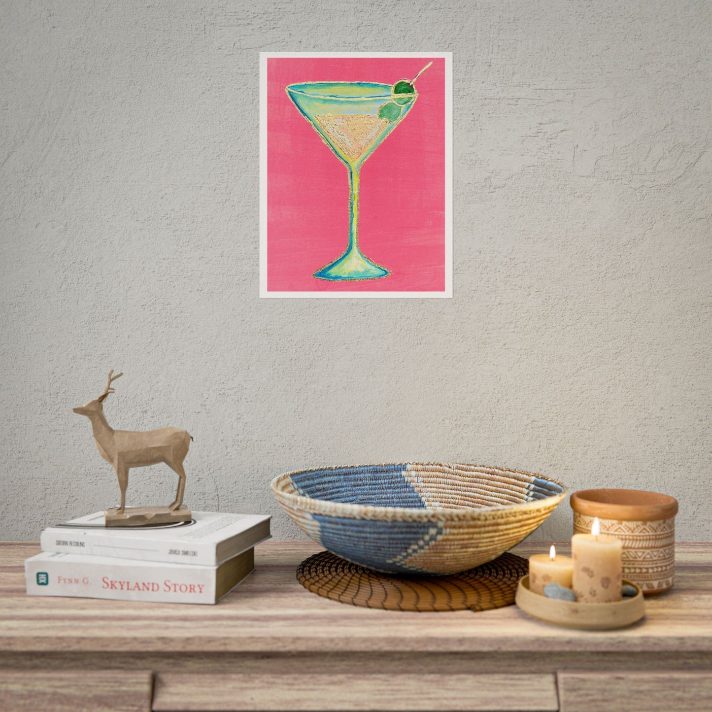 Start of the Night | Martini Art Print