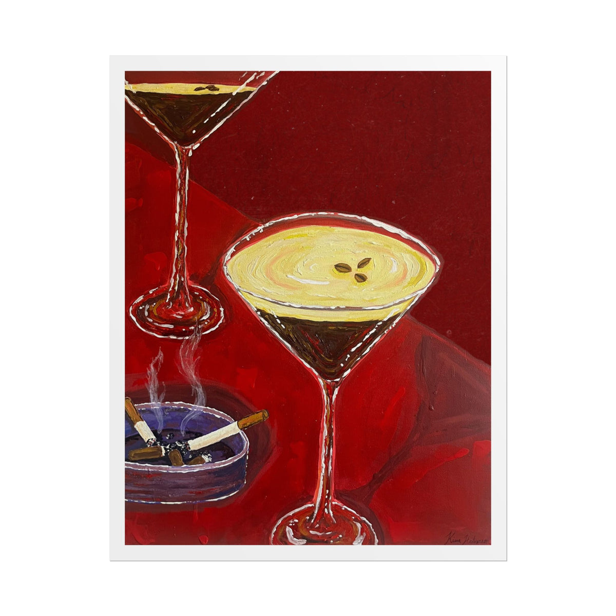 Tini & A Smoke - Art Print