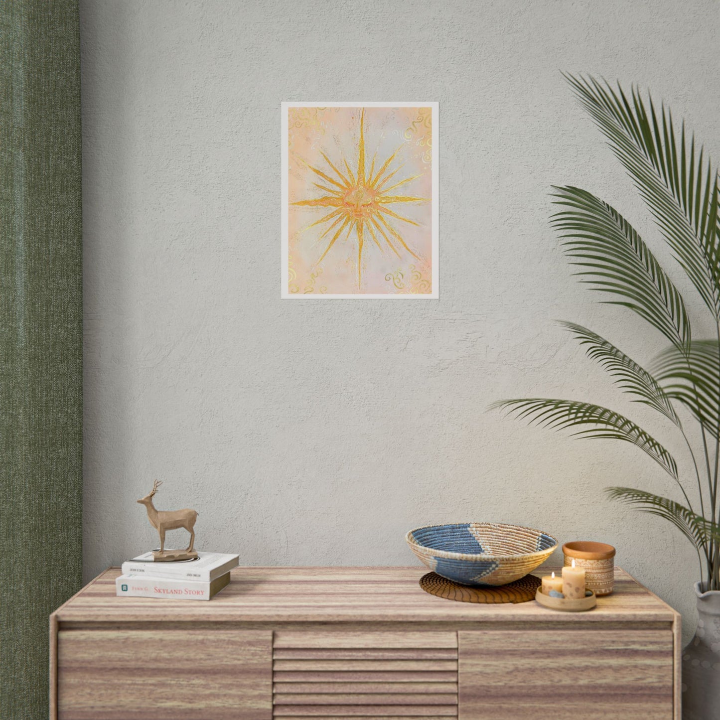 Too Bright To Be Seen | Sun Art Print
