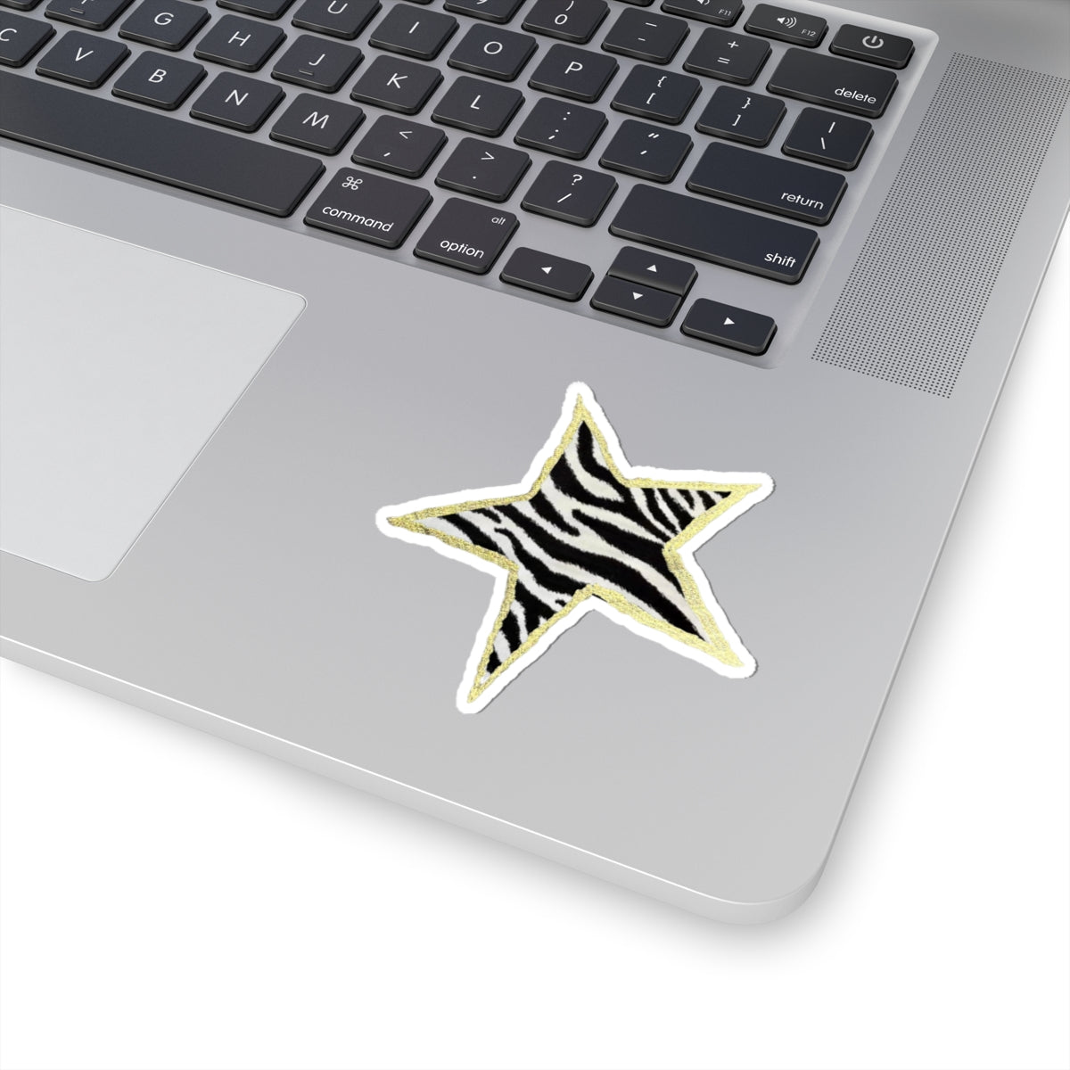 Zebra Star Sticker