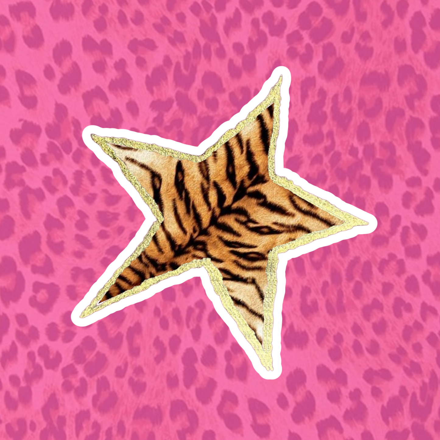 Tiger Star Sticker