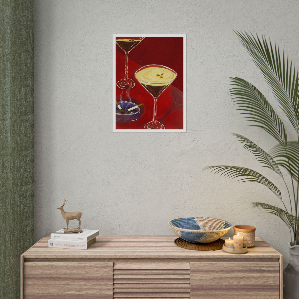 Tini & A Smoke - Art Print