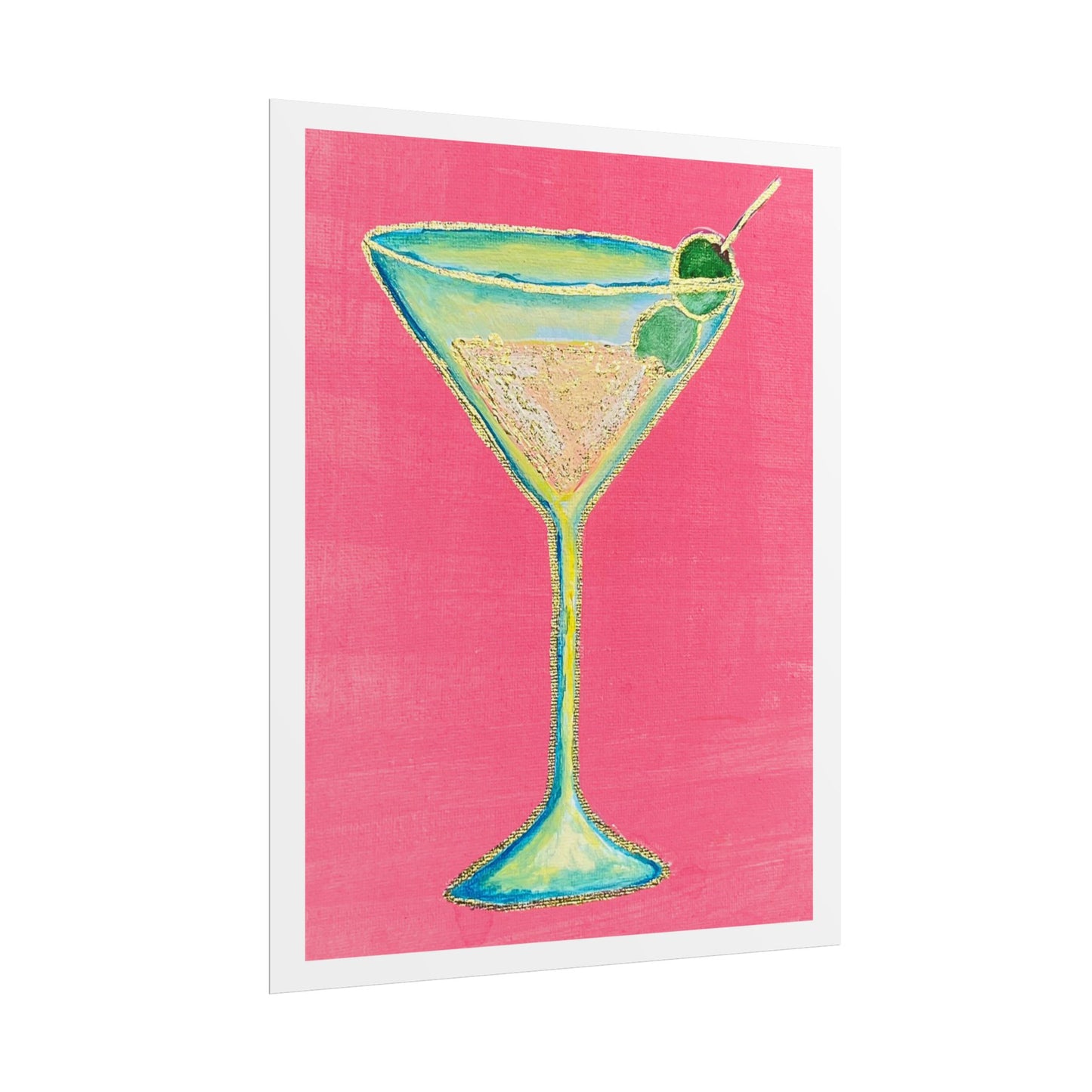 Start of the Night | Martini Art Print