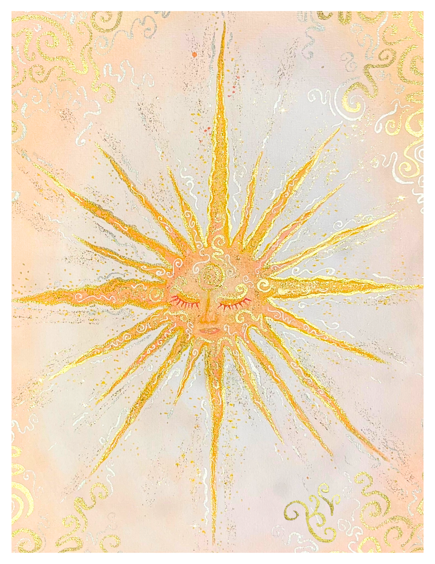 Too Bright To Be Seen | Sun Art Print