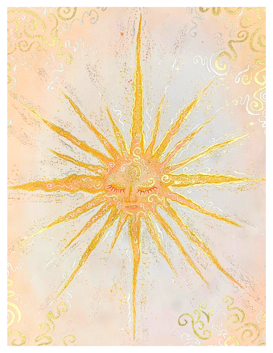 Too Bright To Be Seen | Sun Art Print