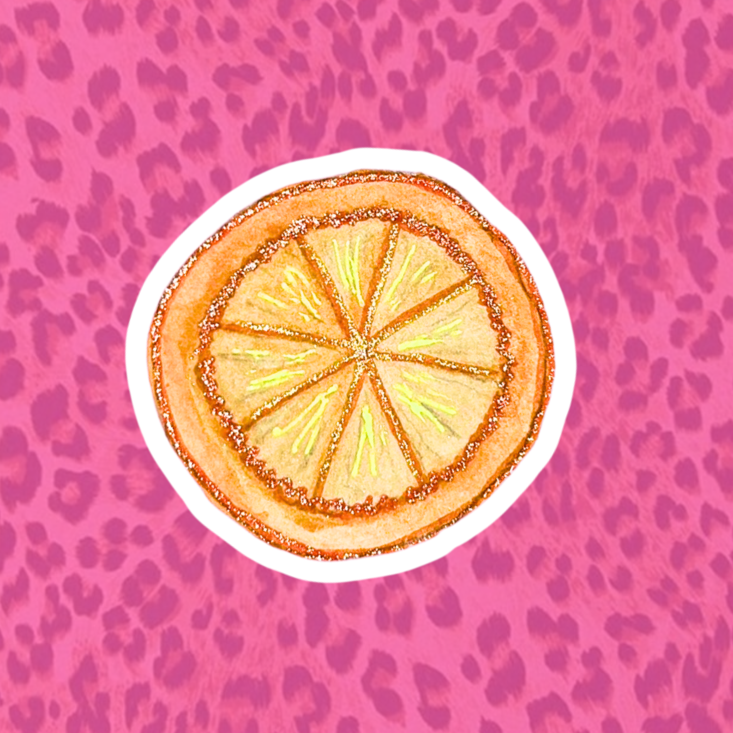Orange Sticker