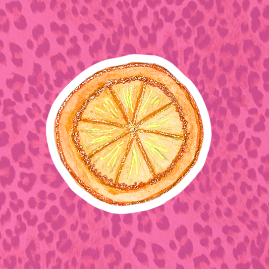 Orange Sticker