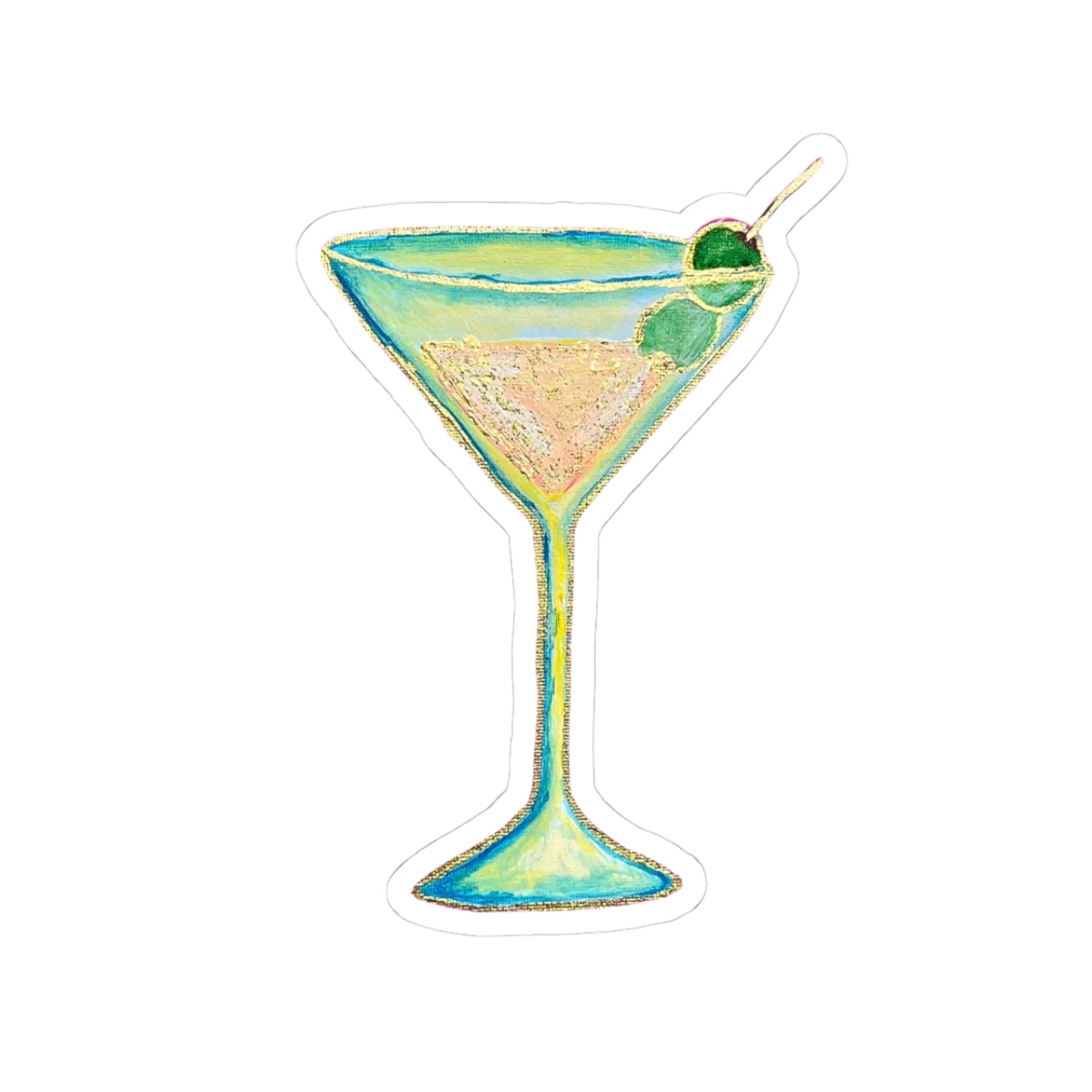 Martini Night Sticker