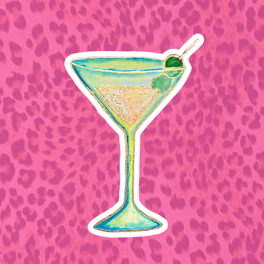 Martini Night Sticker
