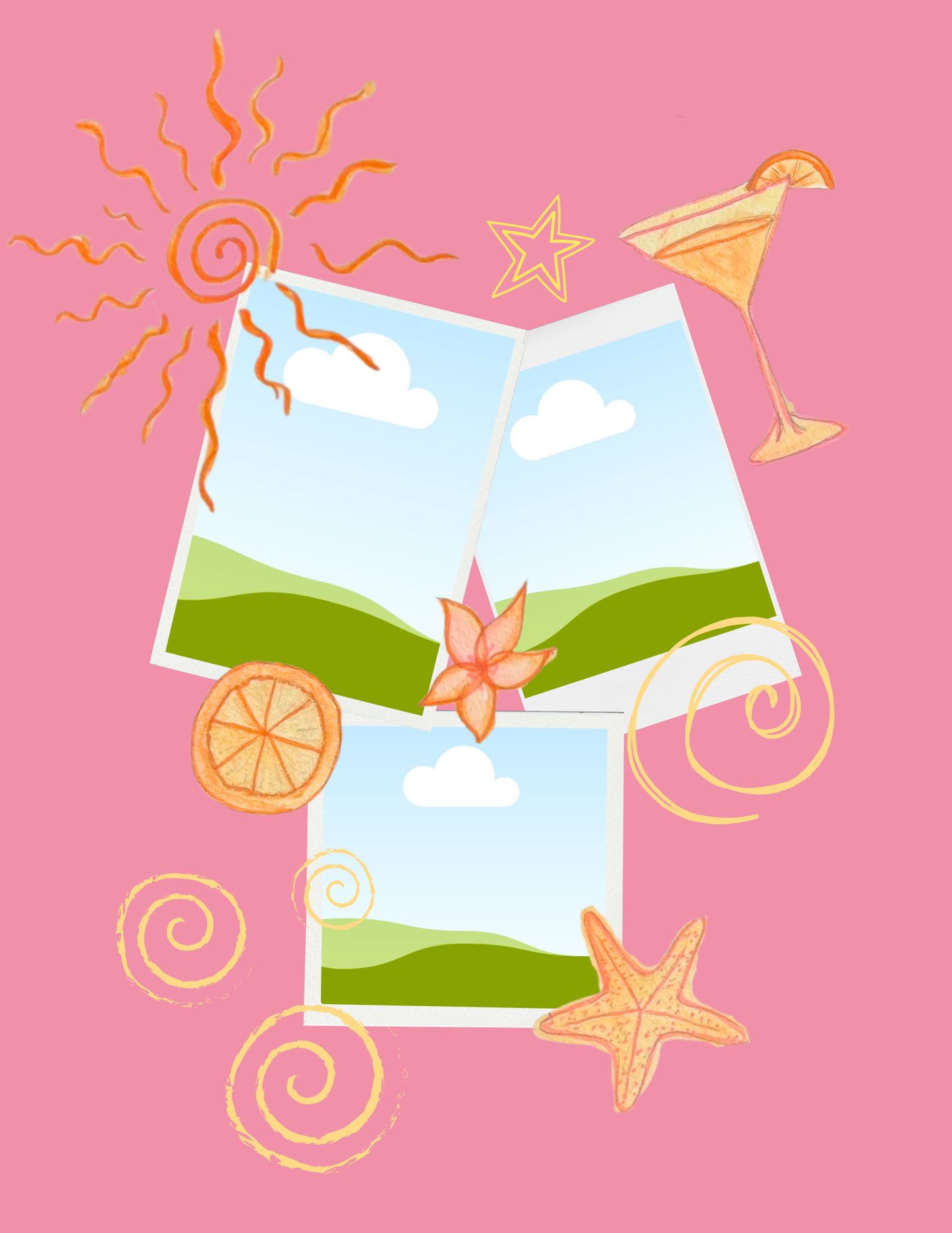 Summer Bucket List Magazine Template