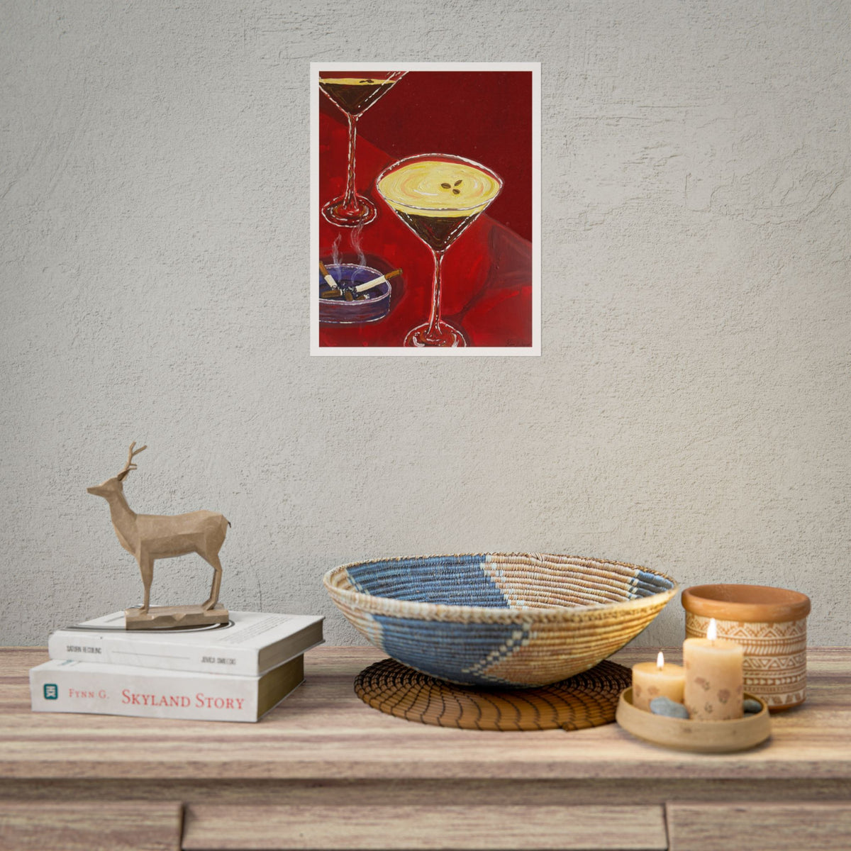 Tini & A Smoke - Art Print