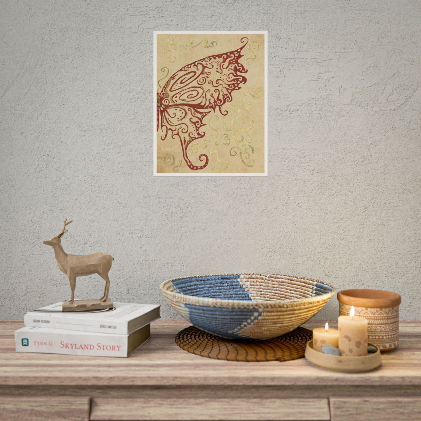 Wishes of a Wing | Butterfly Wing Art Print