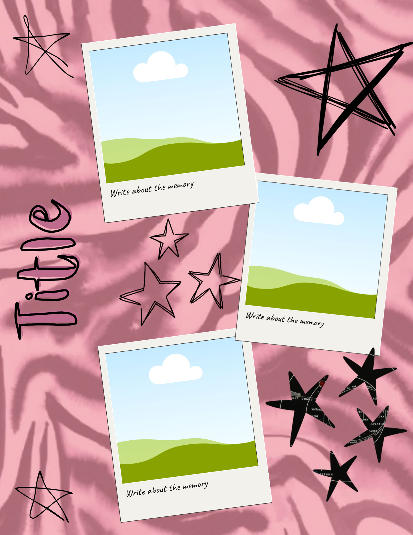 Summer Bucket List Magazine Template