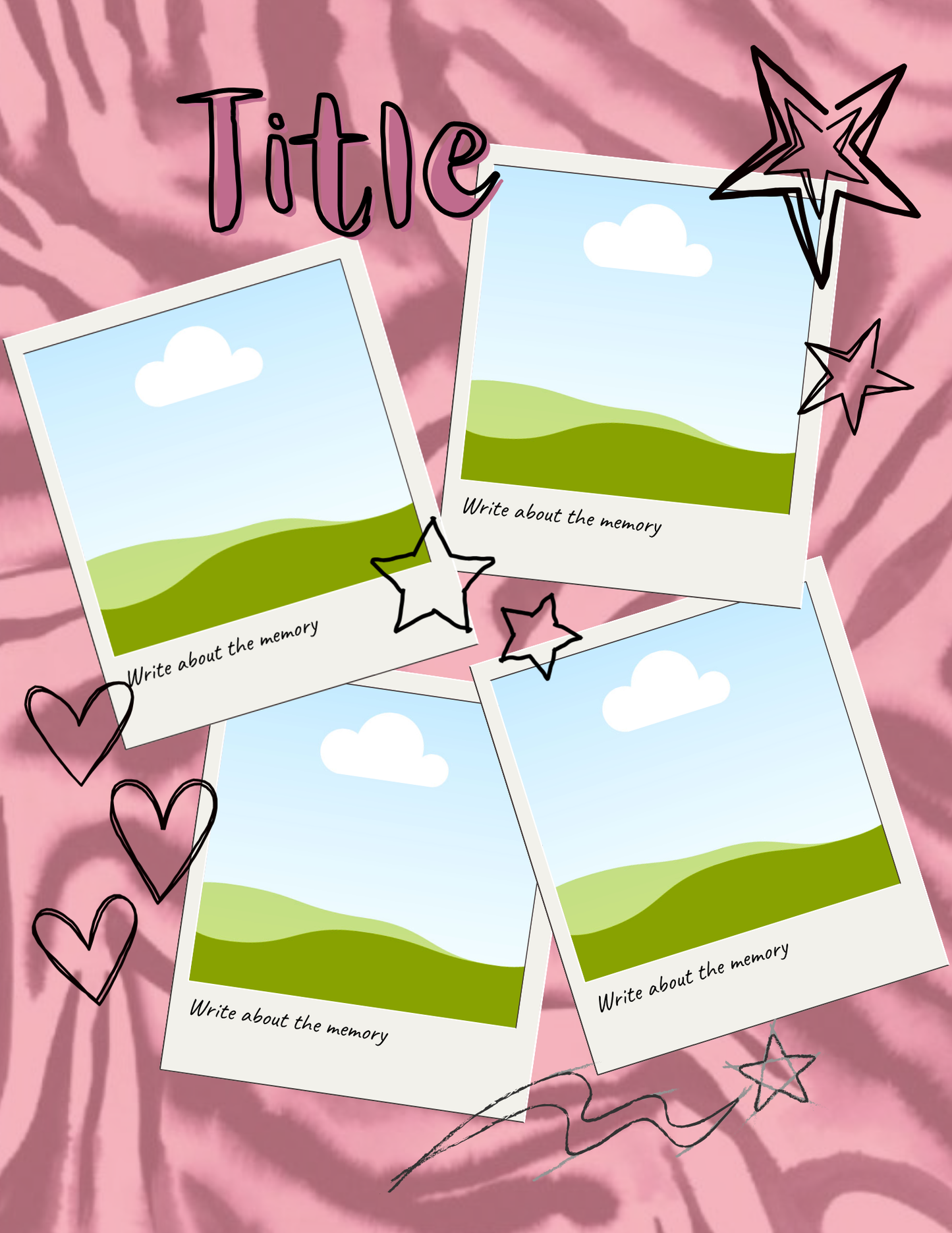 Summer Bucket List Magazine Template