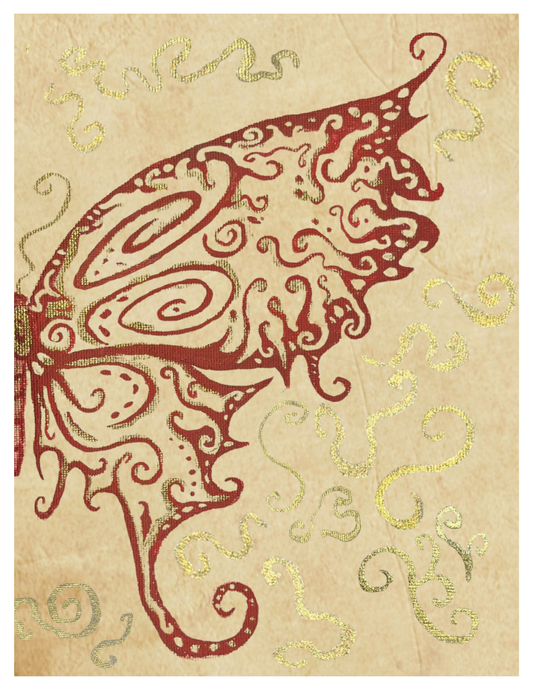 Wishes of a Wing | Butterfly Wing Art Print