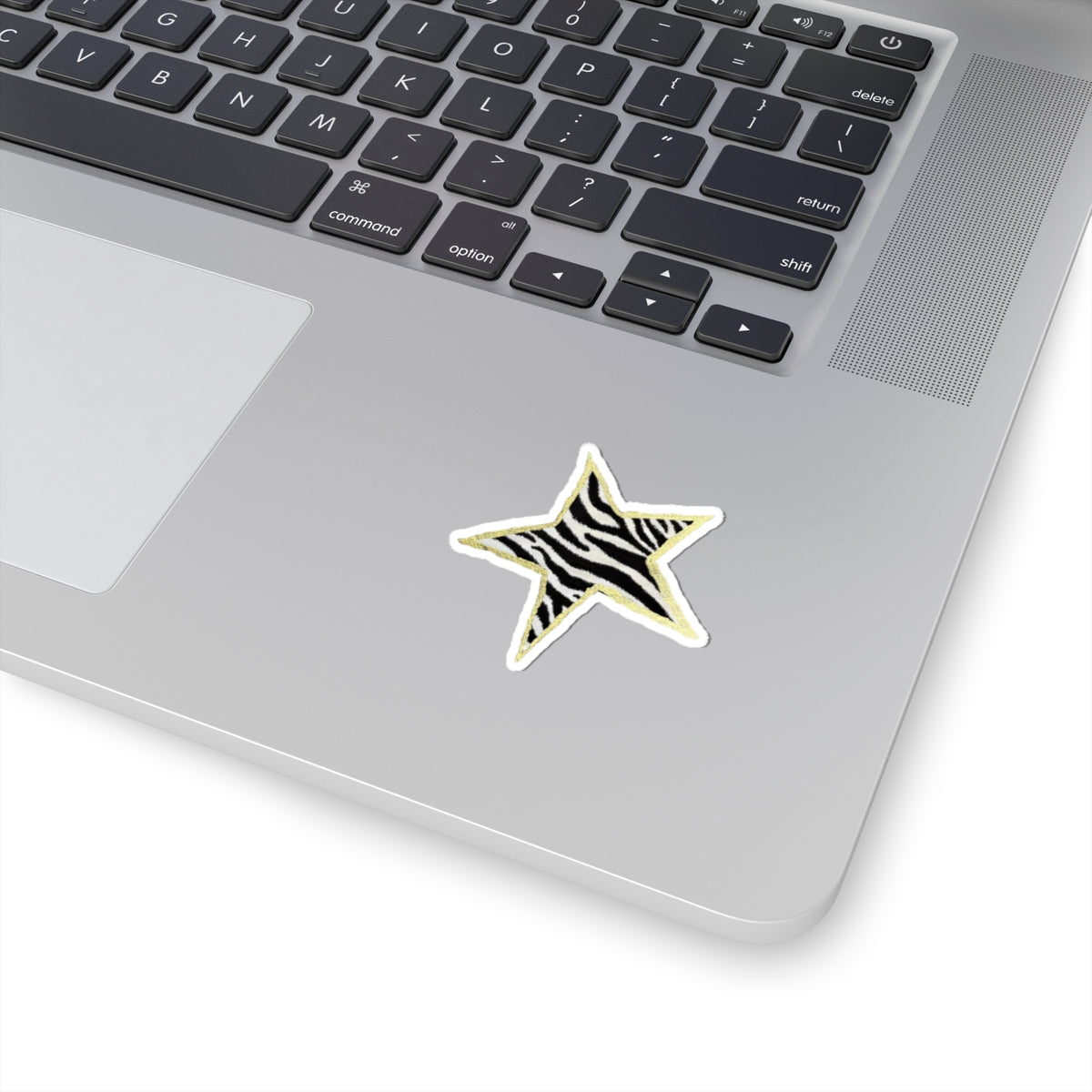 Zebra Star Sticker