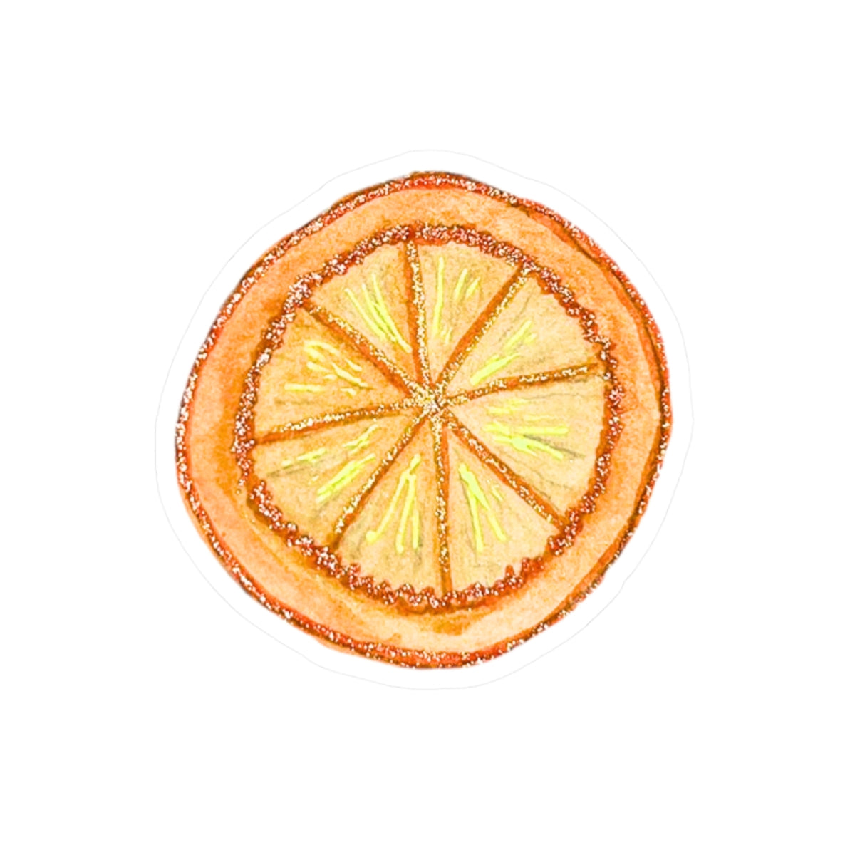 Orange Sticker