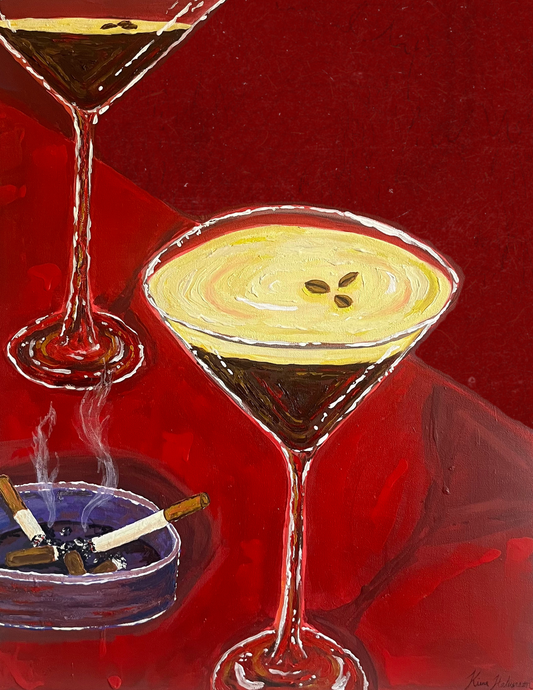 Tini & A Smoke - Art Print