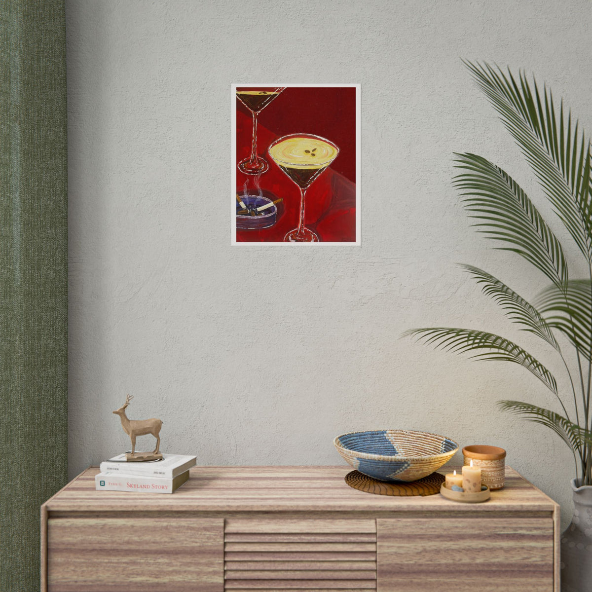 Tini & A Smoke - Art Print