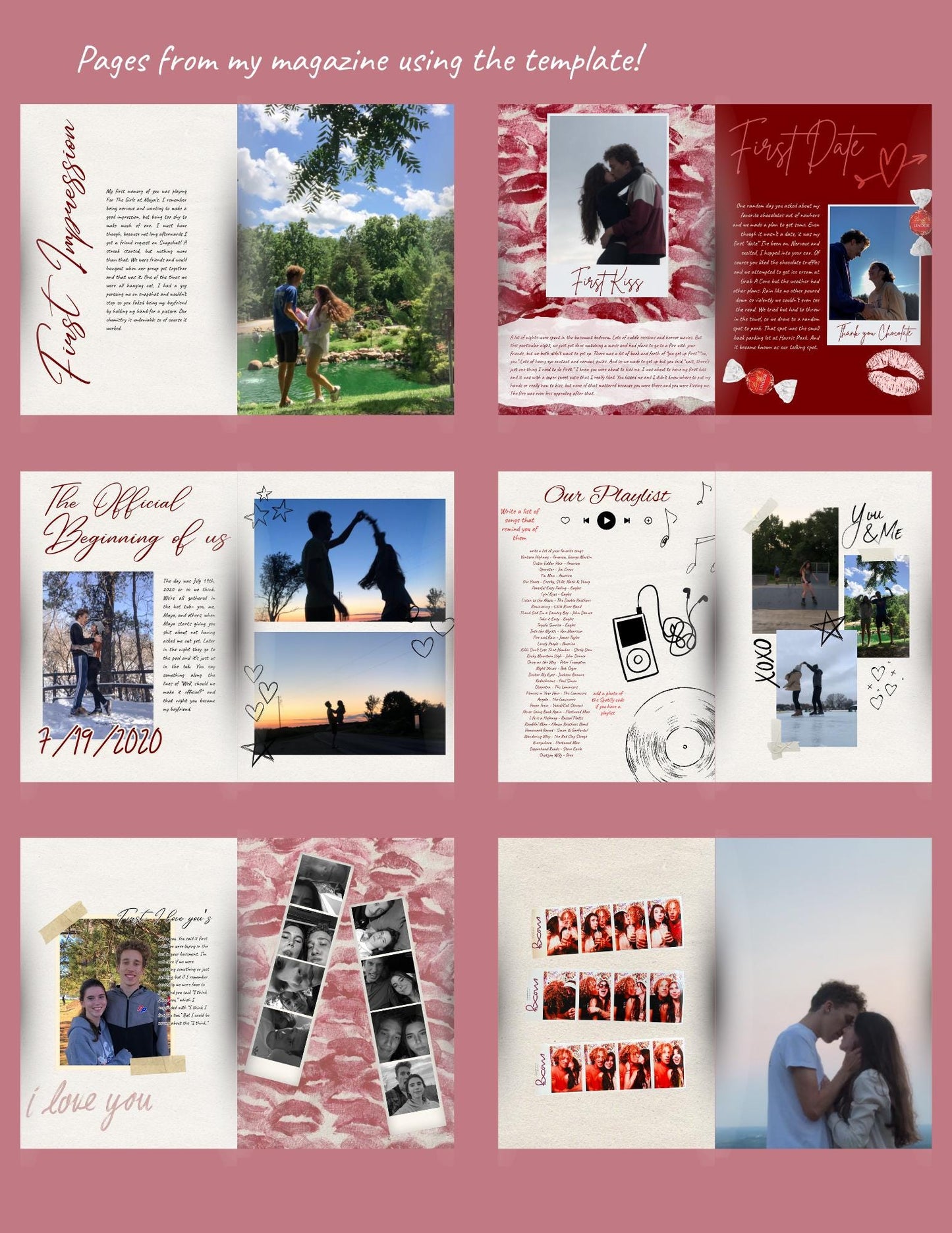 Couples Magazine Template