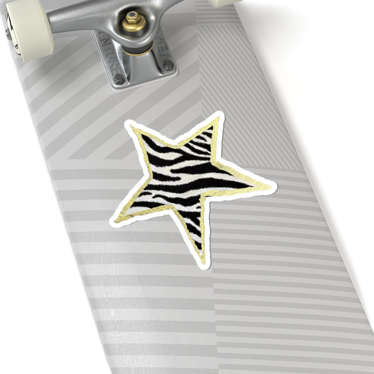 Zebra Star Sticker