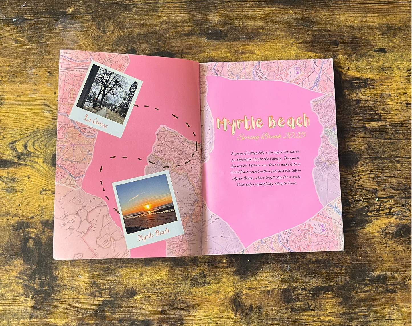 Spring Break Magazine Template