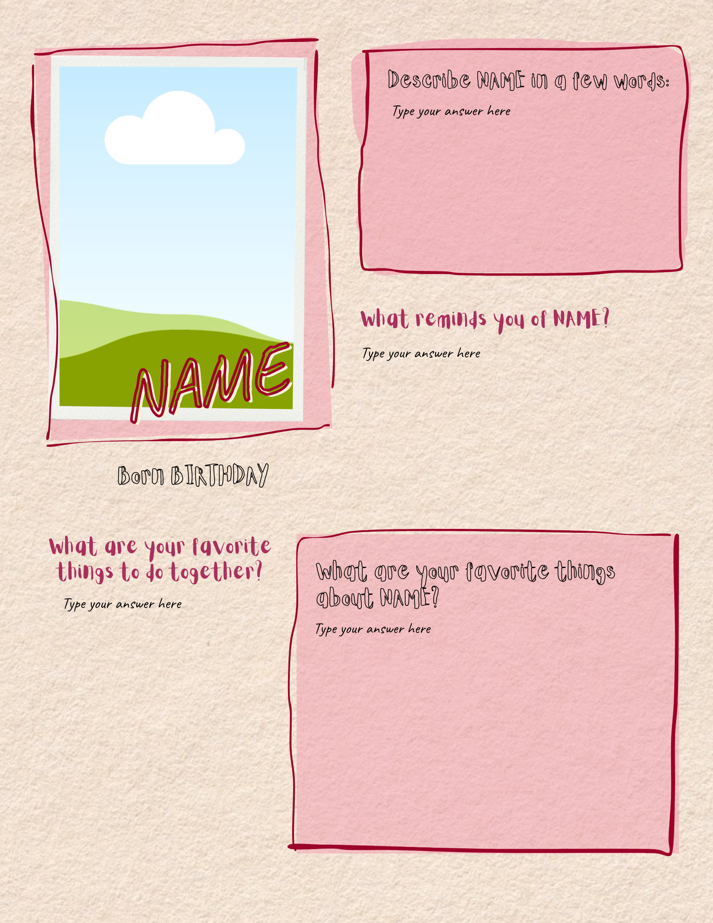 BFF Magazine Template