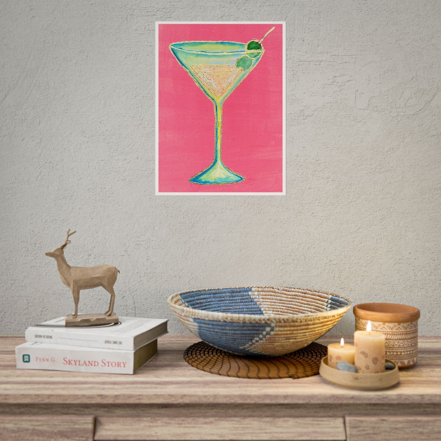 Start of the Night | Martini Art Print