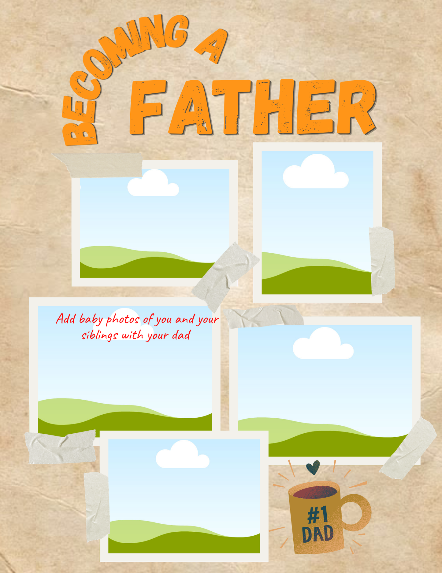 Father Magazine Template