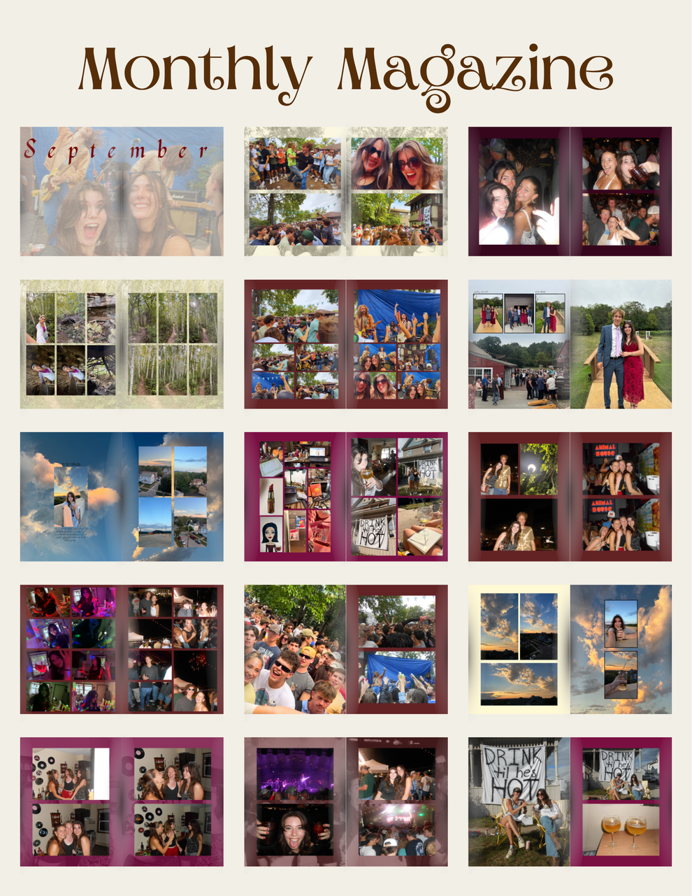 Monthly Magazine Template – KieVine