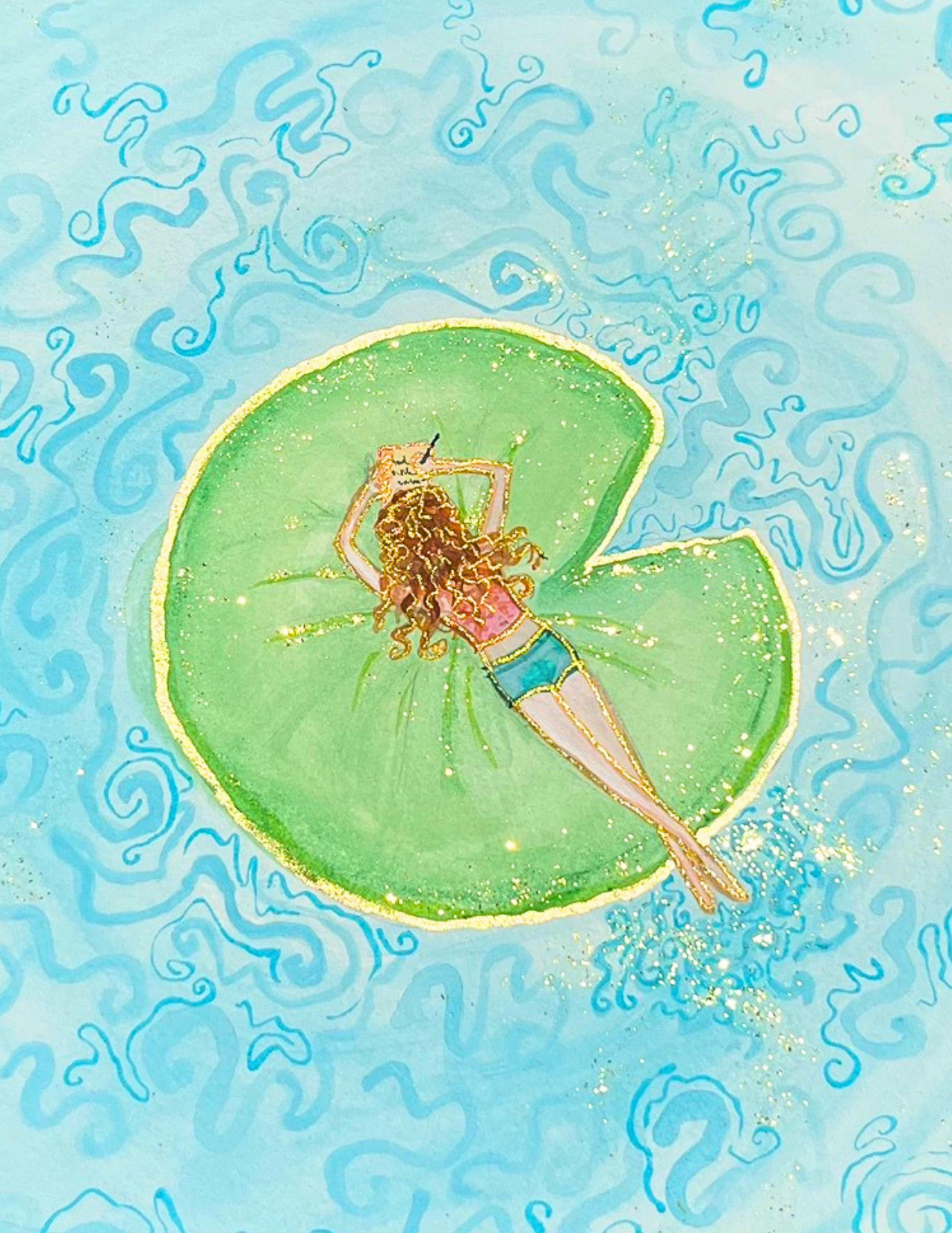 July Memory Card Art Print