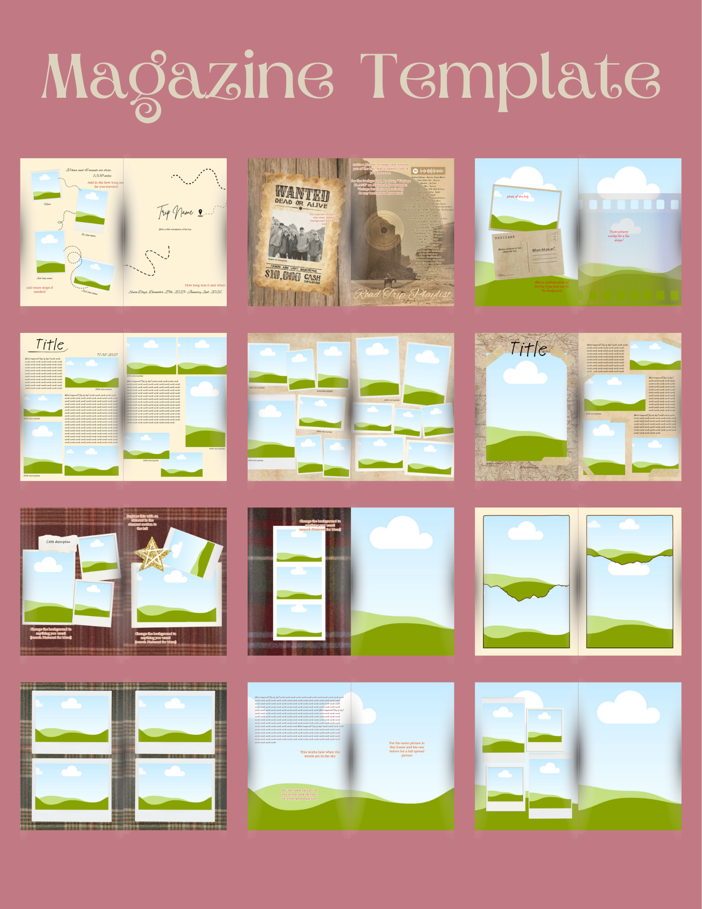 Travel Magazine Template