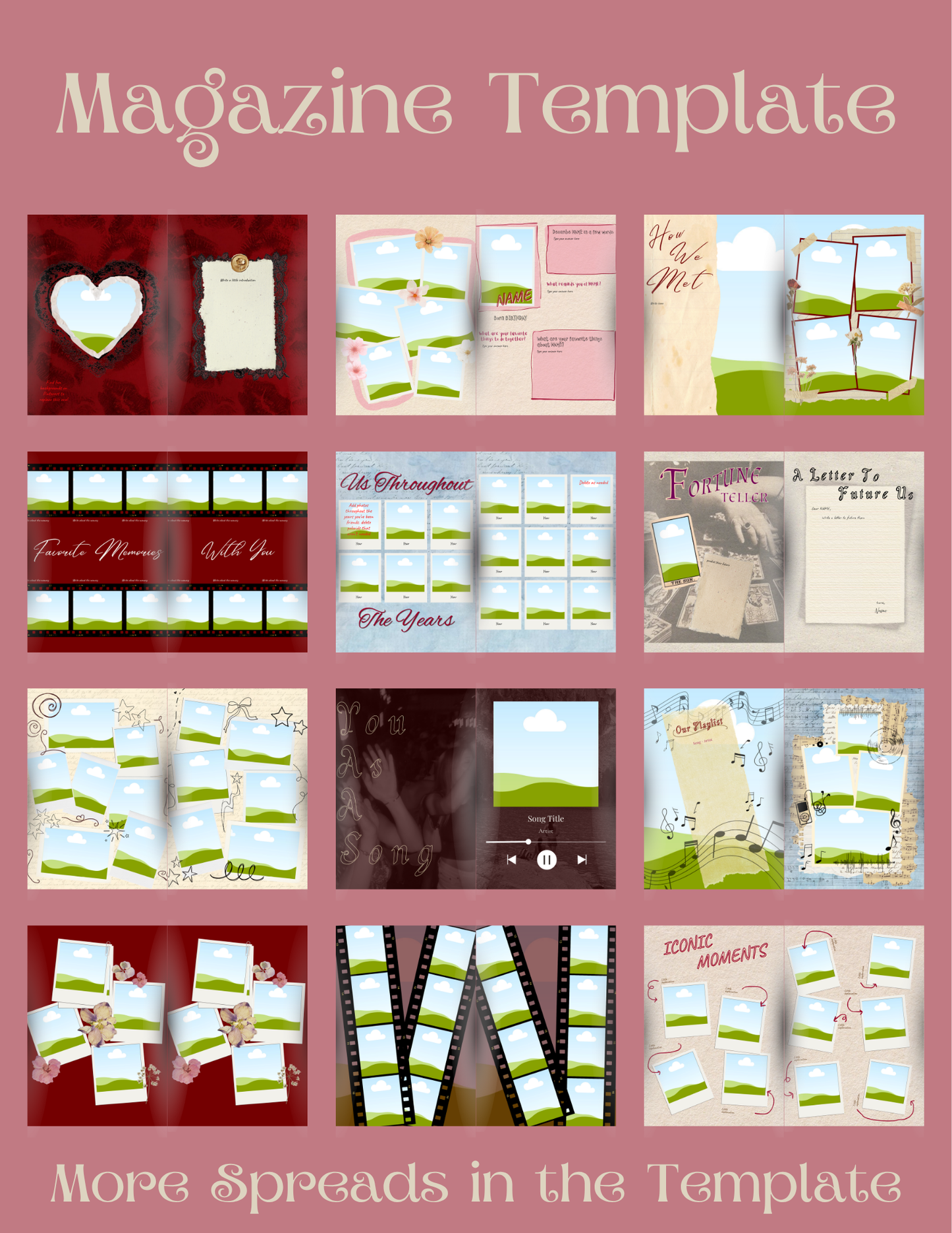 BFF Magazine Template