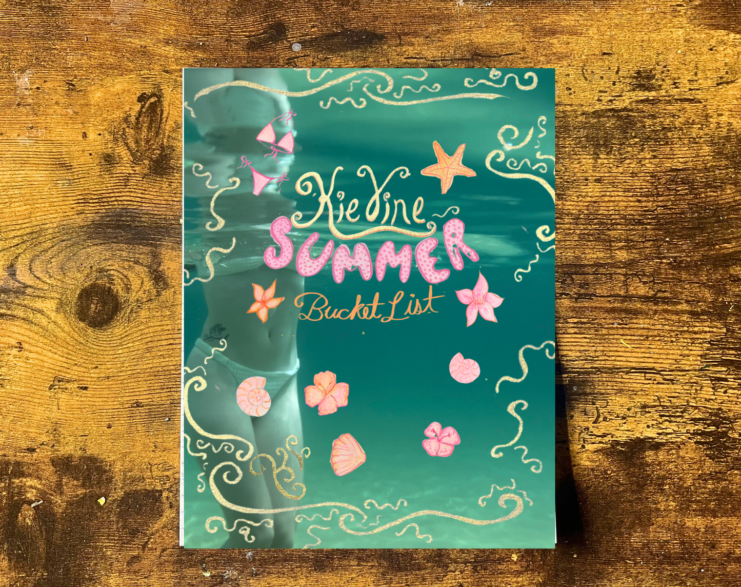 Summer Bucket List Magazine Template