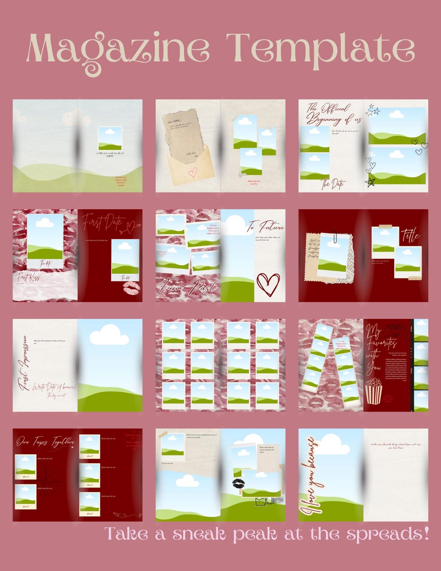 Couples Magazine Template